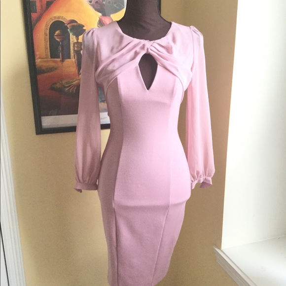 ASOS Dresses & Skirts - ASOS Pink Open Back Dress Size 6